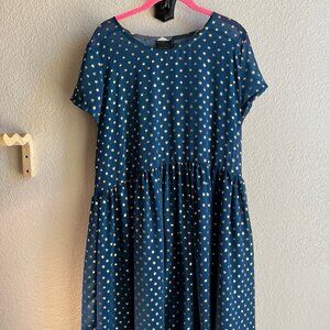 Copper Union Apparel Sheer Tunic Layering Dress